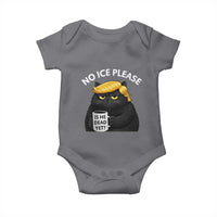 No ICE Protest Baby Onesie Is He Dead Yet Black Cat Meme