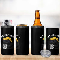 No ICE Protest 4 in 1 Can Cooler Tumbler Is He Dead Yet Black Cat Meme