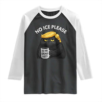 No ICE Protest Raglan Shirt Is He Dead Yet Black Cat Meme