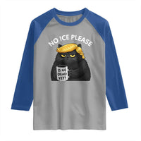 No ICE Protest Raglan Shirt Is He Dead Yet Black Cat Meme