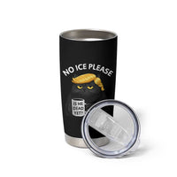 No ICE Protest Tumbler Cup Is He Dead Yet Black Cat Meme