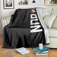 No ICE Protest Throw Blanket Nope Sign Vertical