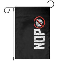 No ICE Protest Garden Flag Nope Sign Vertical