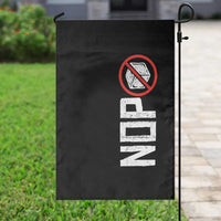 No ICE Protest Garden Flag Nope Sign Vertical