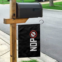 No ICE Protest Garden Flag Nope Sign Vertical