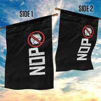 No ICE Protest Garden Flag Nope Sign Vertical