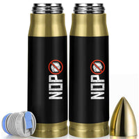No ICE Protest Bullet Tumbler Nope Sign Vertical