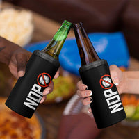 No ICE Protest 4 in 1 Can Cooler Tumbler Nope Sign Vertical