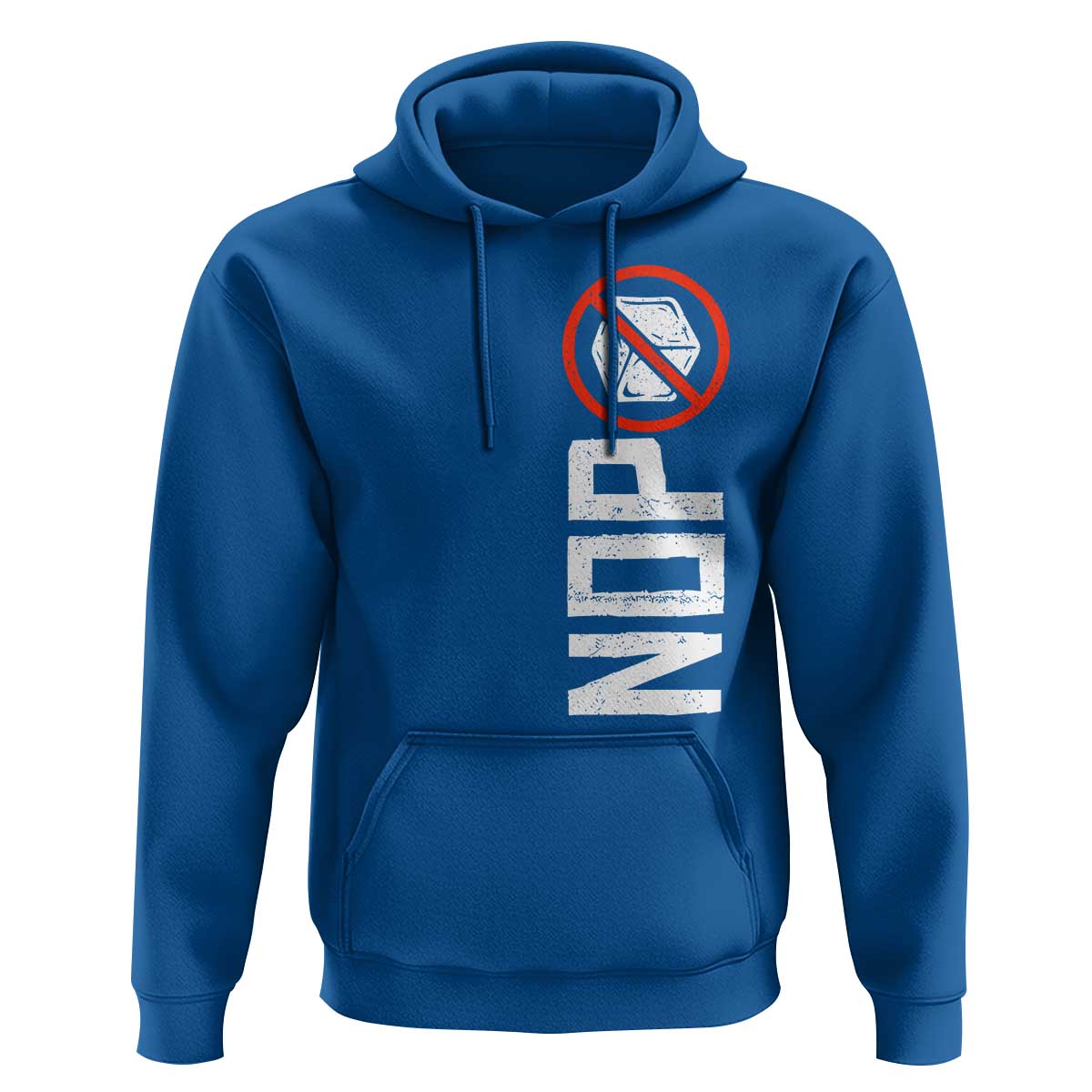 No ICE Protest Hoodie Nope Sign Vertical