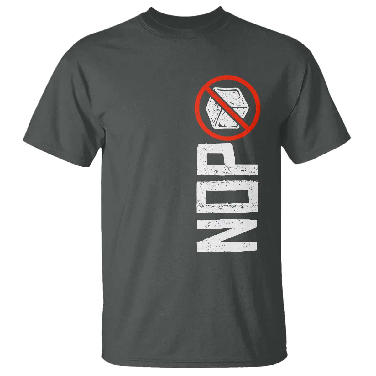 No ICE Protest T Shirt Nope Sign Vertical