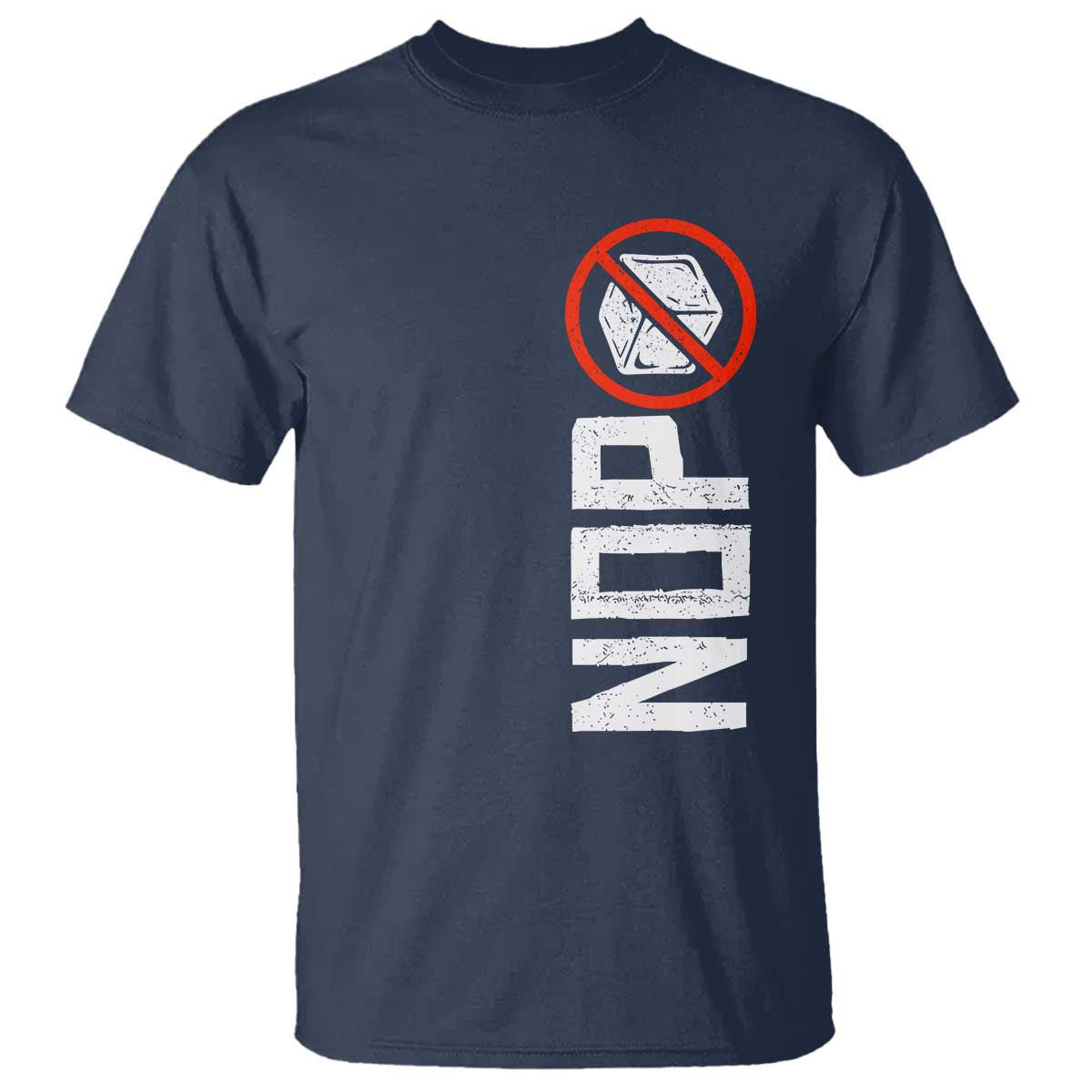 No ICE Protest T Shirt Nope Sign Vertical