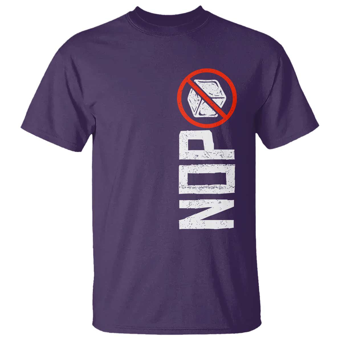 No ICE Protest T Shirt Nope Sign Vertical