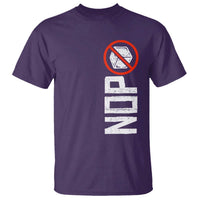 No ICE Protest T Shirt Nope Sign Vertical