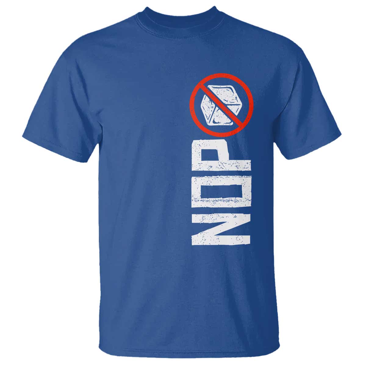 No ICE Protest T Shirt Nope Sign Vertical
