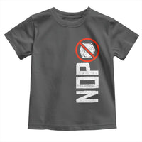 No ICE Protest Toddler T Shirt Nope Sign Vertical