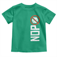 No ICE Protest Toddler T Shirt Nope Sign Vertical