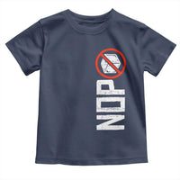No ICE Protest Toddler T Shirt Nope Sign Vertical