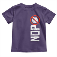 No ICE Protest Toddler T Shirt Nope Sign Vertical