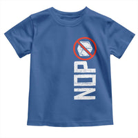 No ICE Protest Toddler T Shirt Nope Sign Vertical