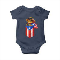 Funny Coqui Frog Puerto Rico Flag Baby Onesie Puerto Rican Taino Buricua Borinquen
