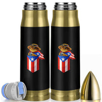 Funny Coqui Frog Puerto Rico Flag Bullet Tumbler Puerto Rican Taino Buricua Borinquen