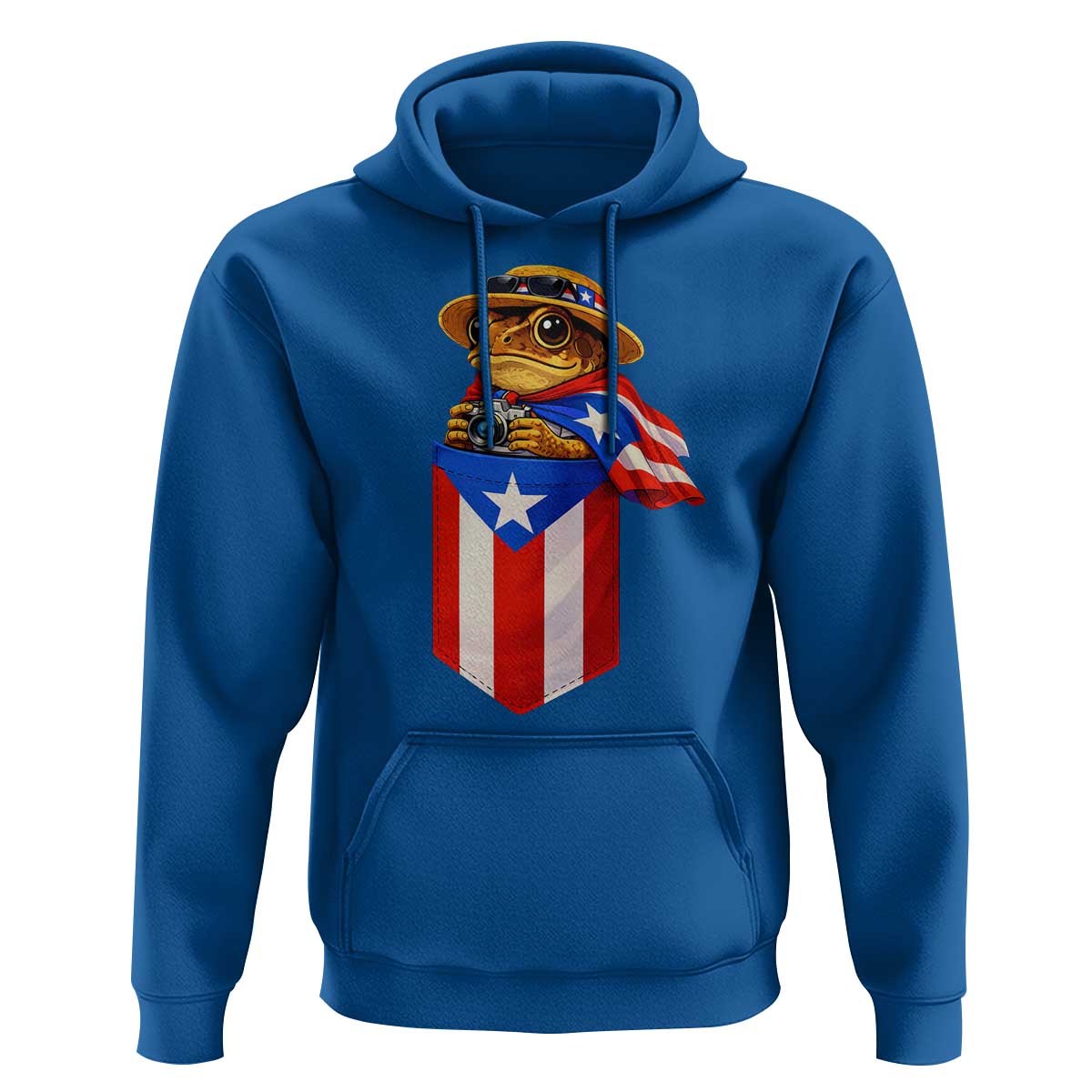 Funny Coqui Frog Puerto Rico Flag Hoodie Puerto Rican Taino Buricua Borinquen