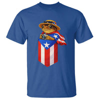 Funny Coqui Frog Puerto Rico Flag T Shirt Puerto Rican Taino Buricua Borinquen