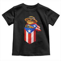 Funny Coqui Frog Puerto Rico Flag Toddler T Shirt Puerto Rican Taino Buricua Borinquen