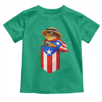Funny Coqui Frog Puerto Rico Flag Toddler T Shirt Puerto Rican Taino Buricua Borinquen