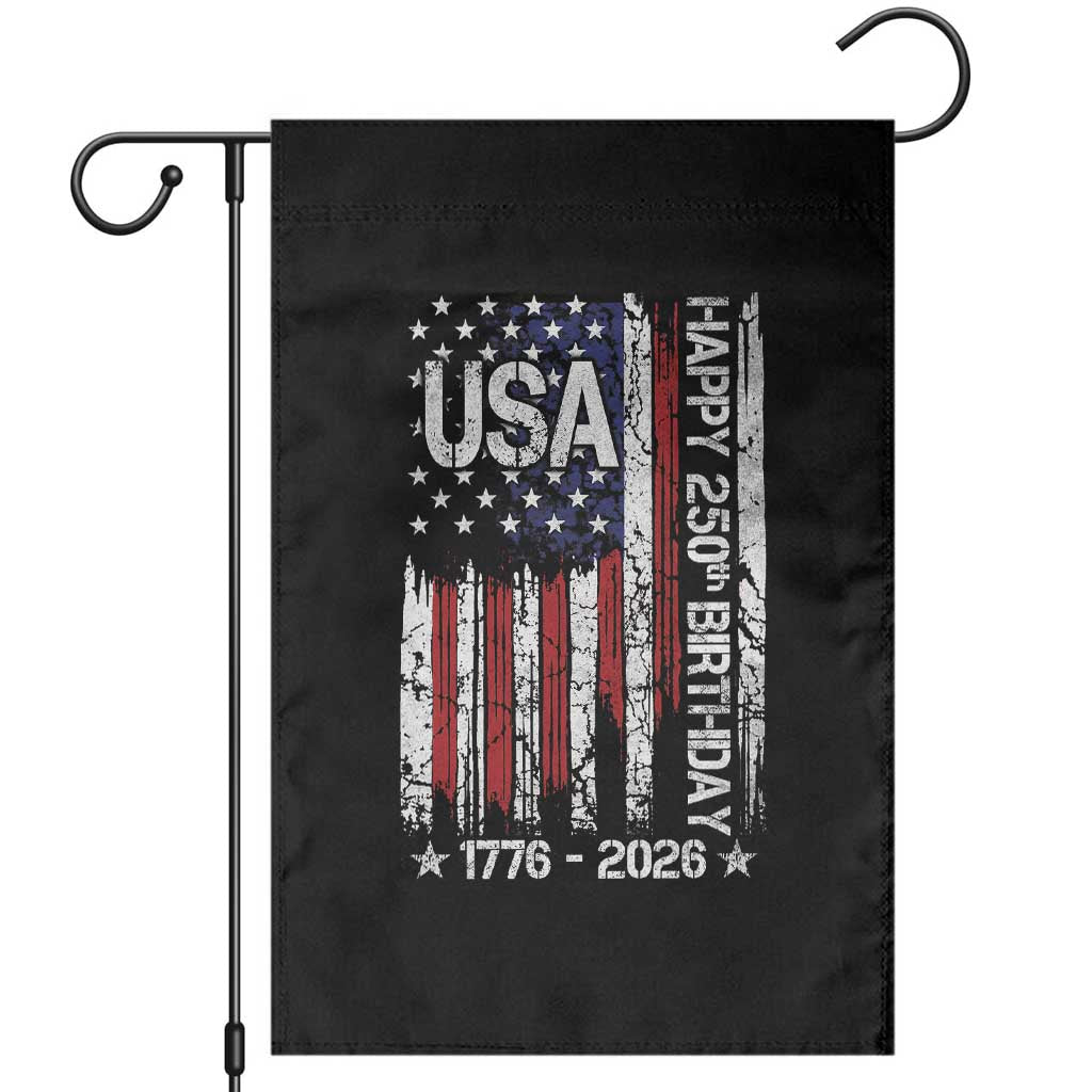 250 Years America Anniversary Flag Garden Flag 4th of July Patriotic Independence Day