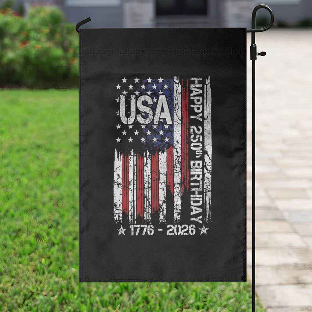 250 Years America Anniversary Flag Garden Flag 4th of July Patriotic Independence Day