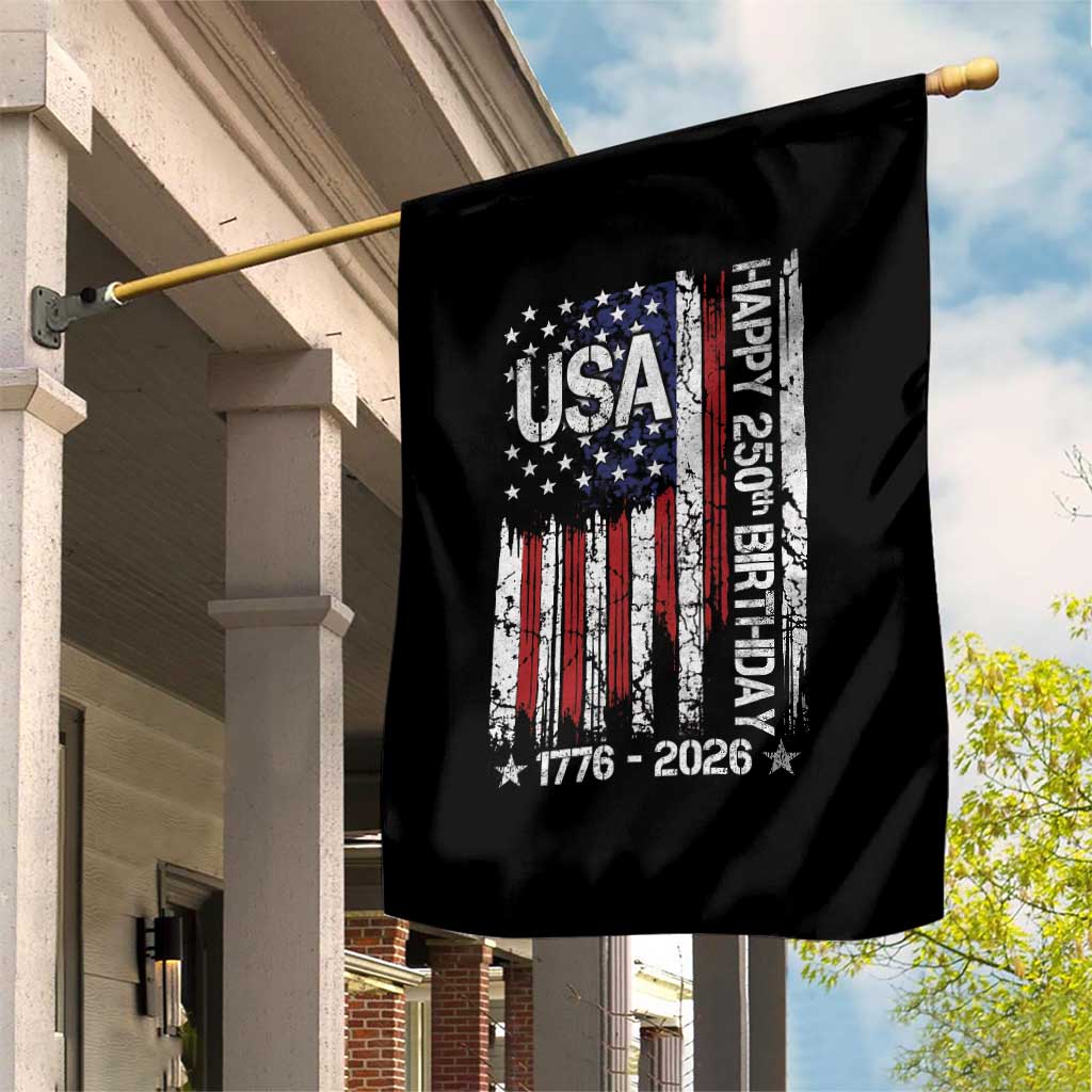 250 Years America Anniversary Flag Garden Flag 4th of July Patriotic Independence Day