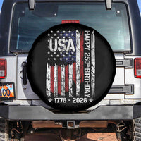 250 Years America Anniversary Flag Spare Tire Cover 4th of July Patriotic Independence Day