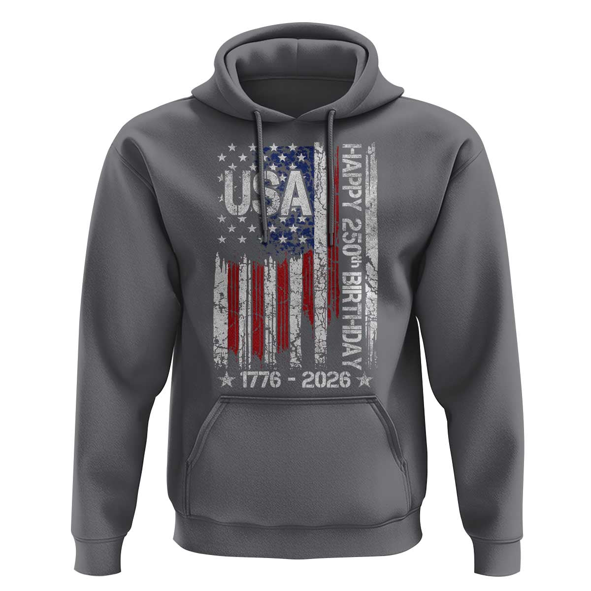 250 Years America Anniversary Flag Hoodie 4th of July Patriotic Independence Day