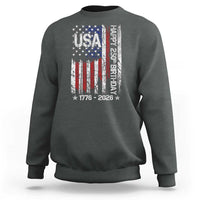 250 Years America Anniversary Flag Sweatshirt 4th of July Patriotic Independence Day
