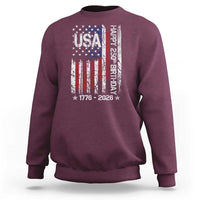250 Years America Anniversary Flag Sweatshirt 4th of July Patriotic Independence Day