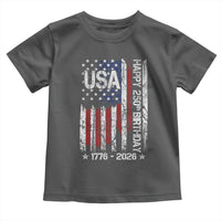 250 Years America Anniversary Flag Toddler T Shirt 4th of July Patriotic Independence Day