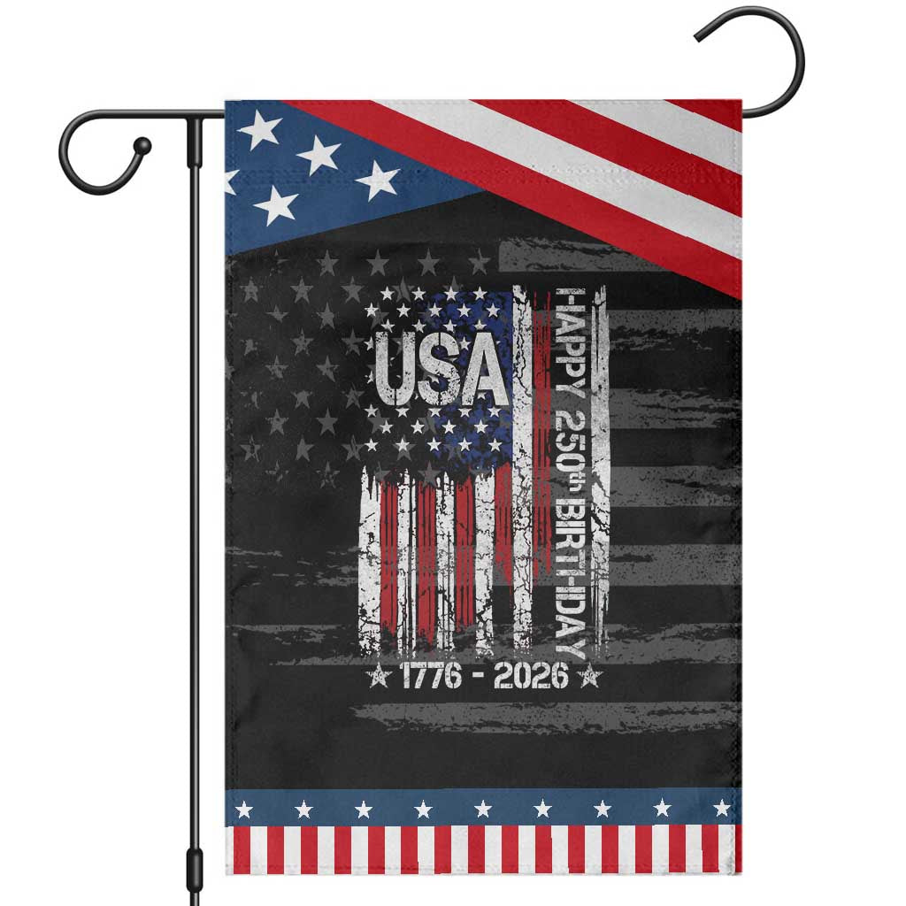 250 Years America Anniversary Flag Garden Flag 4th of July Patriotic Independence Day