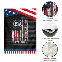 250 Years America Anniversary Flag Garden Flag 4th of July Patriotic Independence Day