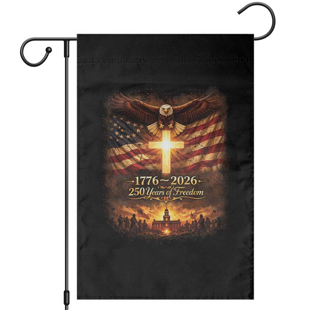 250th Anniversary USA Garden Flag 1776 2026 4th of July Patriotic Us 250 Flag