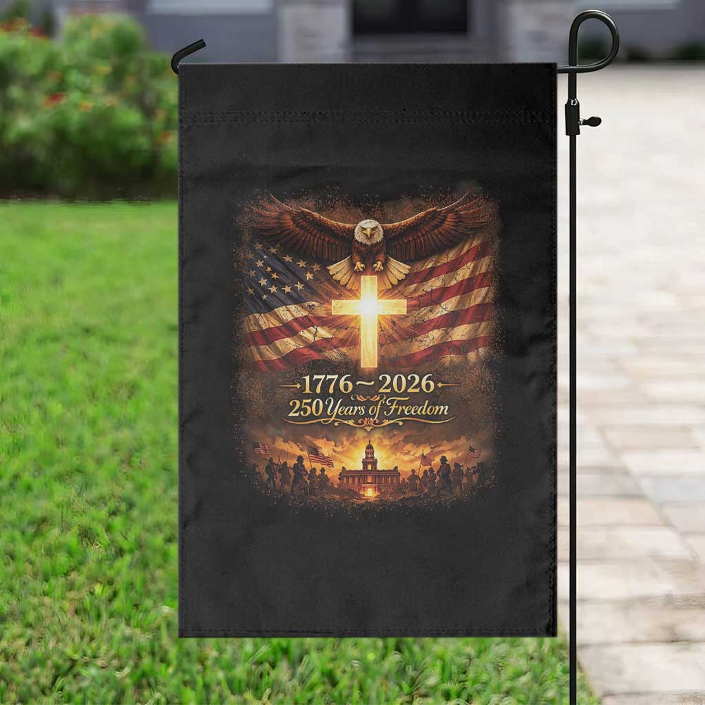 250th Anniversary USA Garden Flag 1776 2026 4th of July Patriotic Us 250 Flag