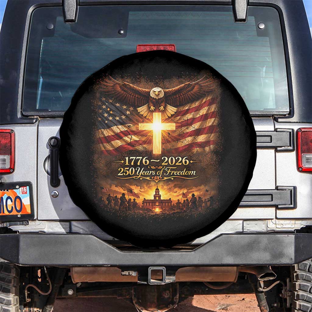 250th Anniversary USA Spare Tire Cover 1776 2026 4th of July Patriotic Us 250 Flag