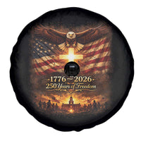 250th Anniversary USA Spare Tire Cover 1776 2026 4th of July Patriotic Us 250 Flag