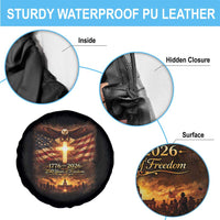 250th Anniversary USA Spare Tire Cover 1776 2026 4th of July Patriotic Us 250 Flag