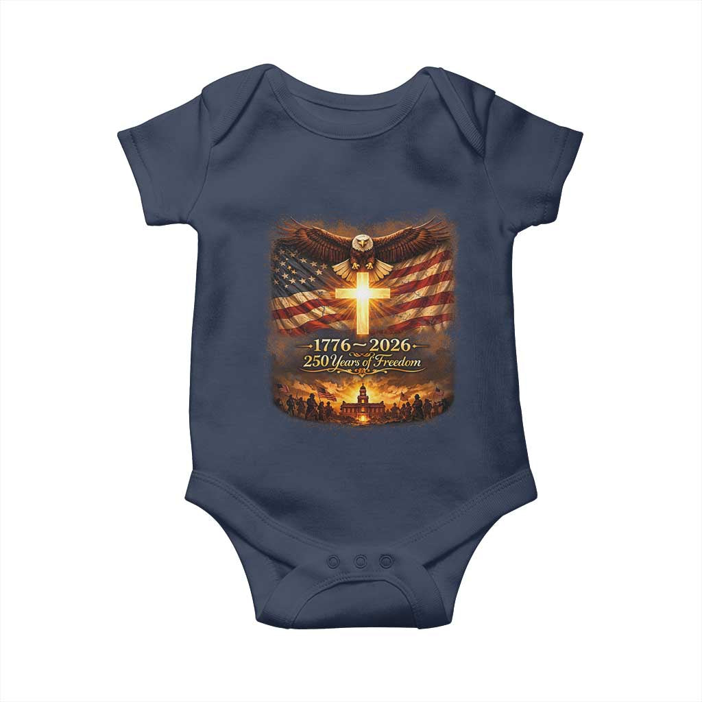 250th Anniversary USA Baby Onesie 1776 2026 4th of July Patriotic Us 250 Flag