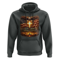 250th Anniversary USA Hoodie 1776 2026 4th of July Patriotic Us 250 Flag
