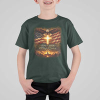 250th Anniversary USA T Shirt For Kid 1776 2026 4th of July Patriotic Us 250 Flag