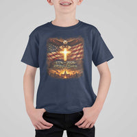 250th Anniversary USA T Shirt For Kid 1776 2026 4th of July Patriotic Us 250 Flag
