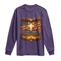 250th Anniversary USA Long Sleeve Shirt 1776 2026 4th of July Patriotic Us 250 Flag