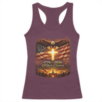 250th Anniversary USA Racerback Tank Top 1776 2026 4th of July Patriotic Us 250 Flag